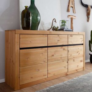 Sideboard aus Kiefer Massivholz modern