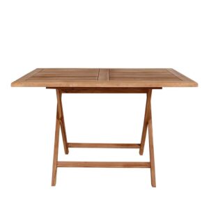 Klappbarer Tisch aus Teak Massivholz Garten