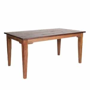 Esszimmertisch aus Teak Massivholz 90 cm tief