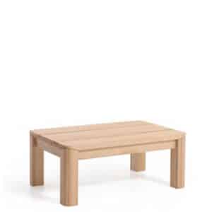 Sofatisch aus Kernbuche Massivholz 45 cm hoch