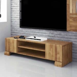 TV Board aus Wildeiche Massivholz 160 cm