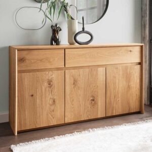 Esszimmersideboard aus Wildeiche Massivholz in modernem Design