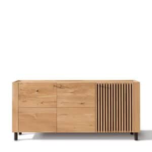 Esszimmersideboard aus Wildeiche Massivholz Skandi Design