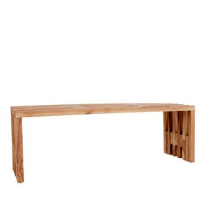 Sitzbank aus Teak Massivholz 140 cm breit