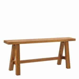 Massivholz Bank Landhaus Stil aus Wildeiche 110x45x27 cm