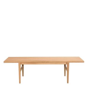 Langer Couchtisch aus Eiche Massivholz 160 cm breit