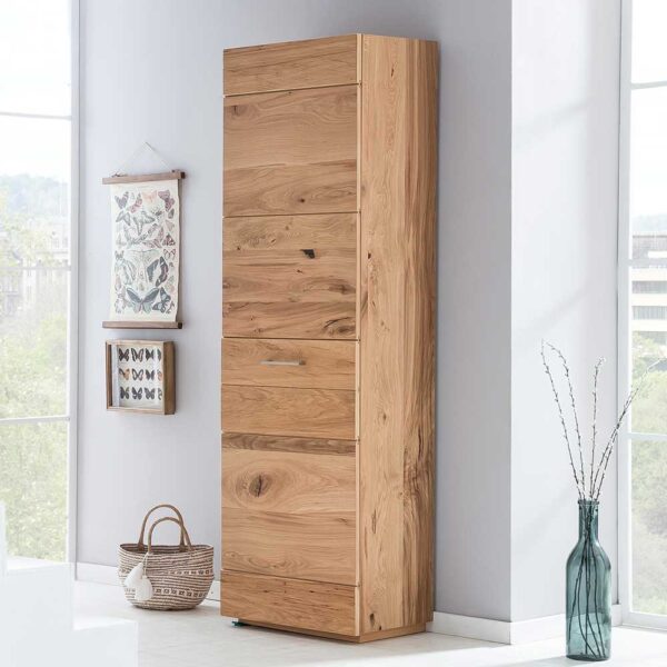 Dielenkleiderschrank mit Eiche Massivholz Front modernem Design