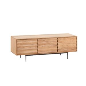 TV Sideboard aus Akazie Massivholz 50 cm hoch